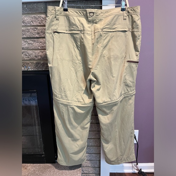 SCOTTeVEST TEC Zip Off Convertible Pants Travel Hiking Outdoors Tan Men'… - Picture 3 of 13